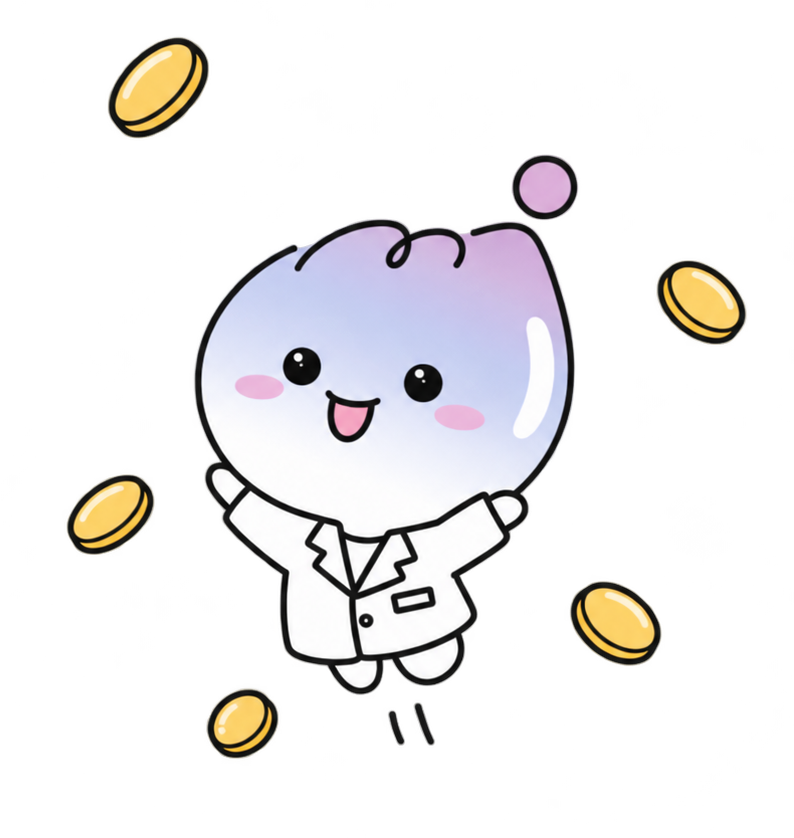 キャンペーンで喜ぶマンクリちゃん
